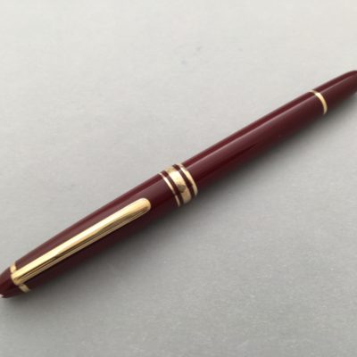 Montblanc 144 Classique Burgundy Fountain Pen Fine Nib - Vintage and ...