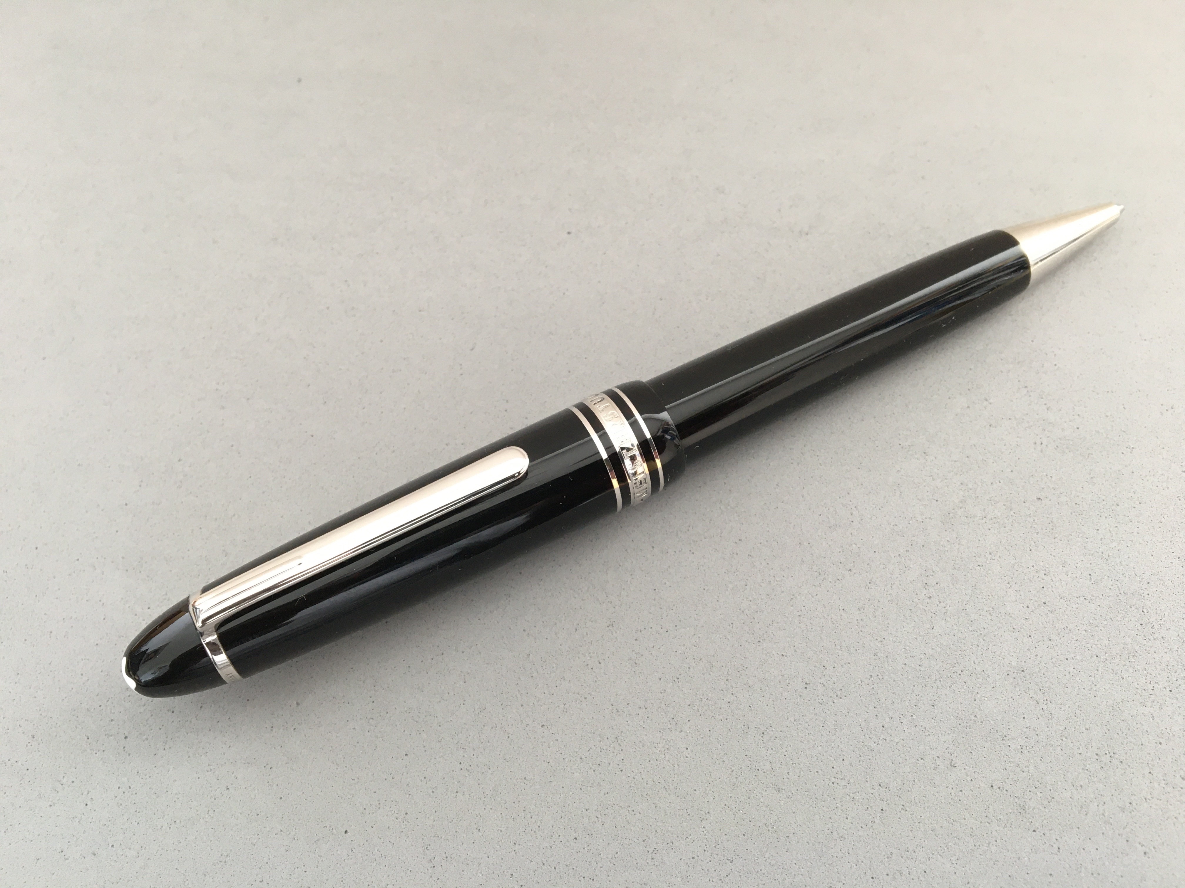 Montblanc 161 LE Grand Ballpoint Pen Platinum Plated Trim - Vintage and ...