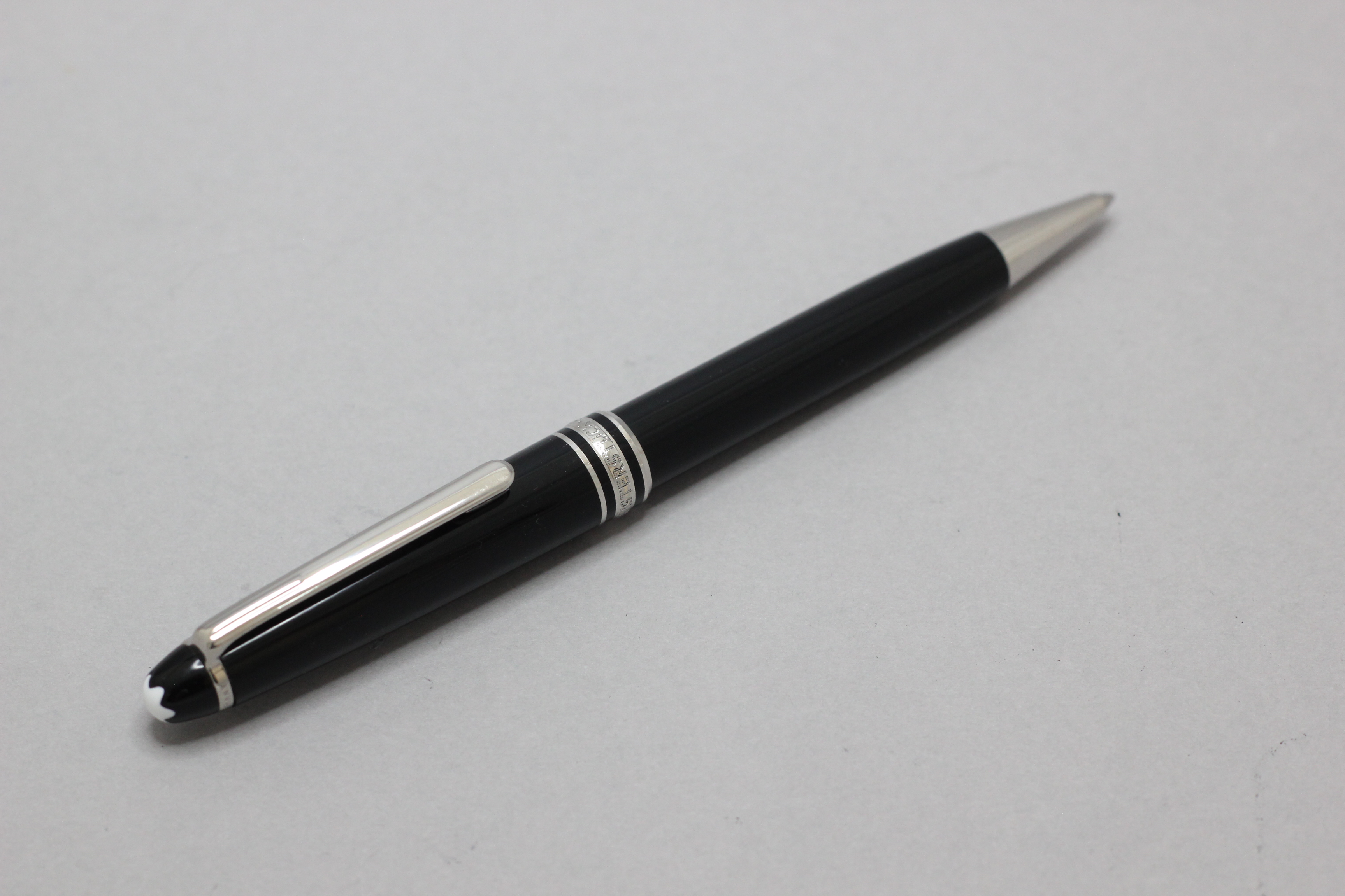 Montblanc Classique 164 Ballpoint Pen Platinum Plated Trim - Vintage ...