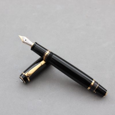 Montblanc Boheme Gold Line Retractable Nib Fountain Pen No Gem Stone ...