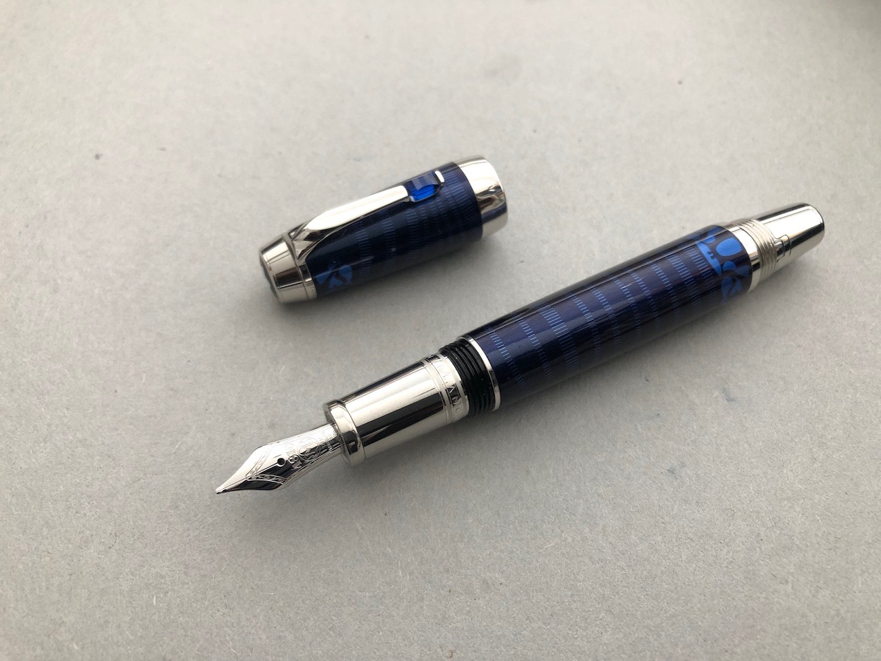 Montblanc boheme discount bleu fountain pen