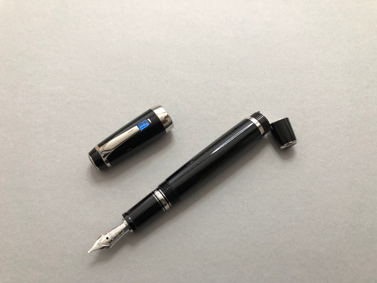 Montblanc pen discount blue stone